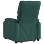 Voir la diapositive 5 : VIDAXL Fauteuil inclinable de massage electrique Vert fonce Tissu
