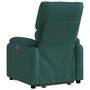 Voir la diapositive 5 : VIDAXL Fauteuil inclinable de massage electrique Vert fonce Tissu