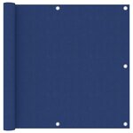 VIDAXL Ecran de balcon Bleu 90x400 cm Tissu Oxford