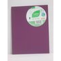 AUCHAN Cahier piqué 17x22cm 96 pages grands carreaux Seyes bagasse violet