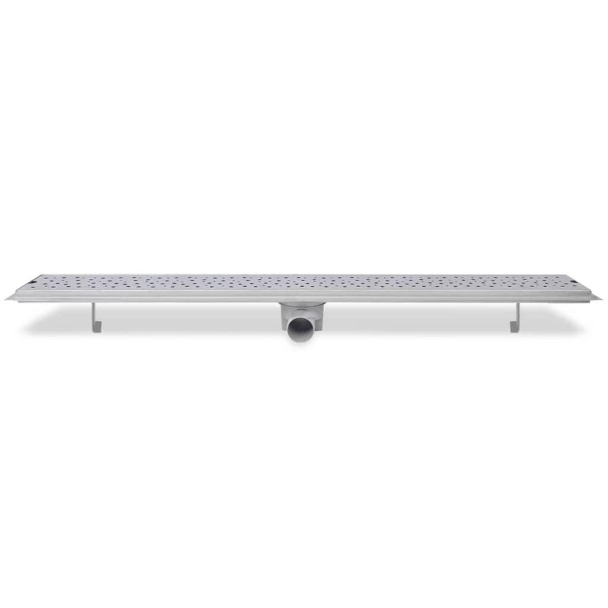 VIDAXL Drain de douche lineaire 1030x140 mm acier inoxydable