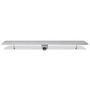 Voir la diapositive 5 : VIDAXL Drain de douche lineaire 1030x140 mm acier inoxydable