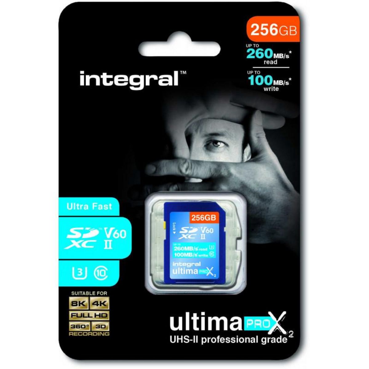 Integral Carte mémoire INTEGRAL INSDX 256 G 260/100 U 2