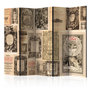 Voir la diapositive 1 : Paris Prix Paravent 5 Volets  Vintage Books  172x225cm