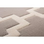 Voir la diapositive 3 : Paris Prix Tapis Imprimé Losange à Poils Courts  Lina  Taupe