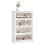 Voir la diapositive 4 : VIDAXL Bibliotheque Blanc 80x35x126 cm Bois de pin massif