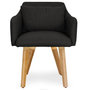 Voir la diapositive 5 : Paris Prix Lot de 20 Fauteuils Design  Alan  70cm Noir