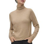 Vero Moda Pull Beige Femme Vero Moda Happyglitter. Coloris disponibles : Beige