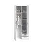 Voir la diapositive 4 : PARISOT Armoire VARIA - Décor blanc - 2 portes battantes + 2 tiroirs - L 81 cm x H 185 x P 51 cm - PARISOT