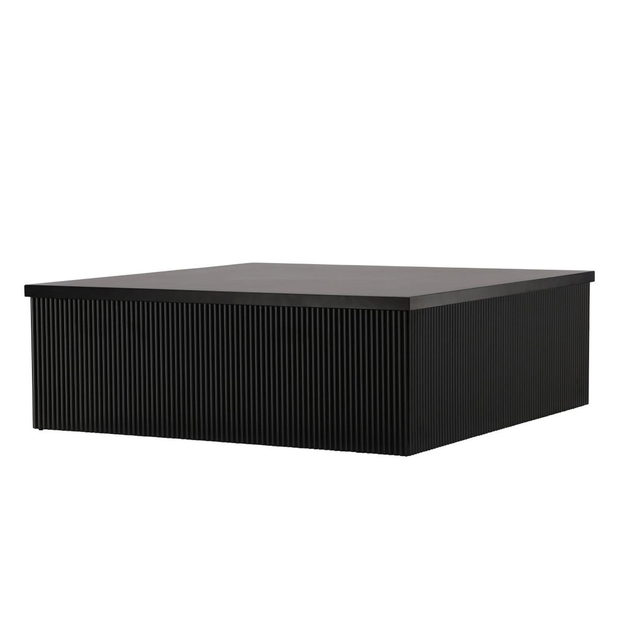 Voir la diapositive 3 : Paris Prix Table basse nervurée  lenox  90cm noir