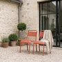Voir la diapositive 4 : CONCEPT USINE Lot de 2 chaises de jardin empilables terracotta BERGAME