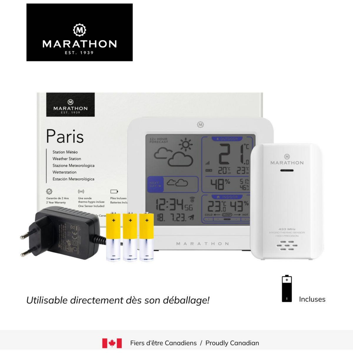 MARATHON Station météo MW Paris