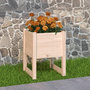 Voir la diapositive 1 : VIDAXL Jardiniere 40x40x52,5 cm Bois massif de pin