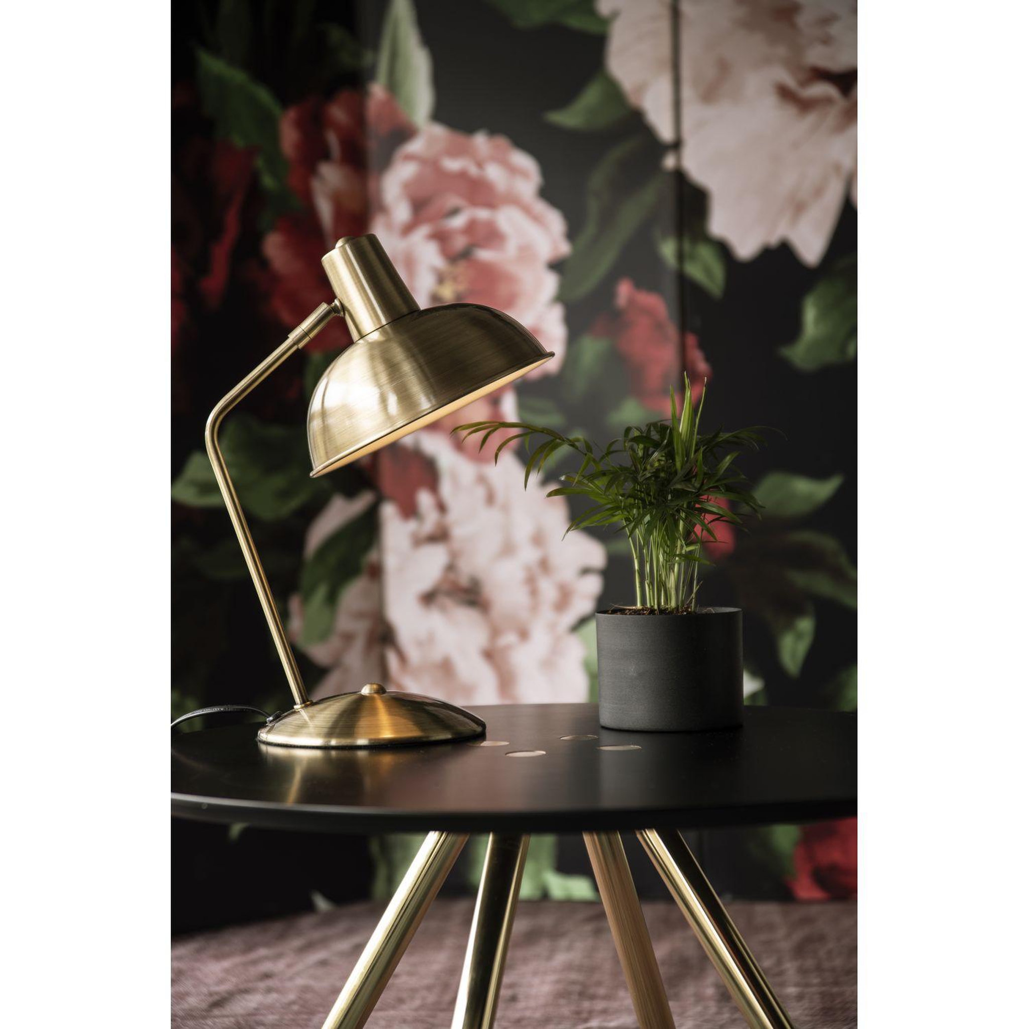 Voir la diapositive 4 : Leitmotiv Lampe à poser design vintage hood