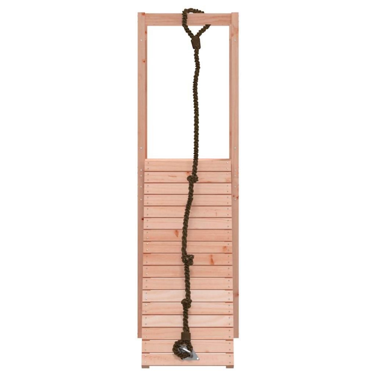 VIDAXL Maisonnette de jeu avec mur d'escalade bois massif Douglas