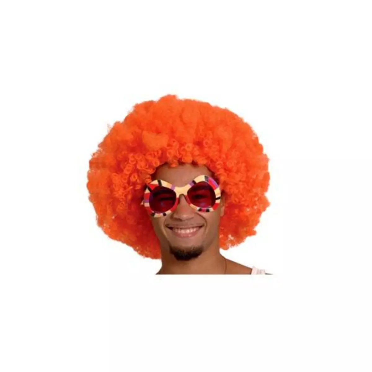 Boland Perruque Afro Extra Large Orange