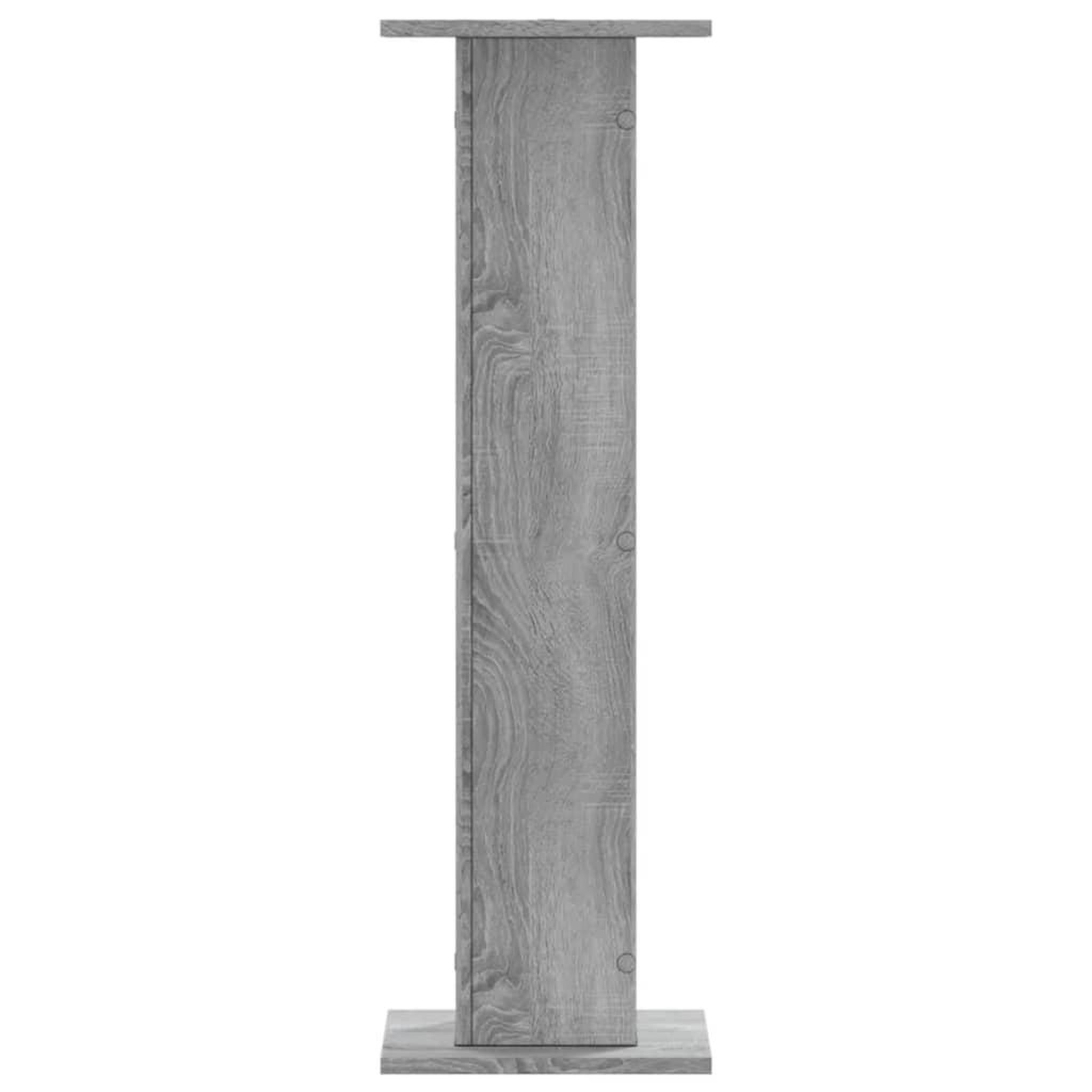 Voir la diapositive 5 : VIDAXL Supports pour plantes 2 pcs sonoma gris bois d'ingenierie