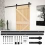 Voir la diapositive 2 : VIDAXL Porte coulissante avec kit de quincaillerie 80x210cm Pin massif