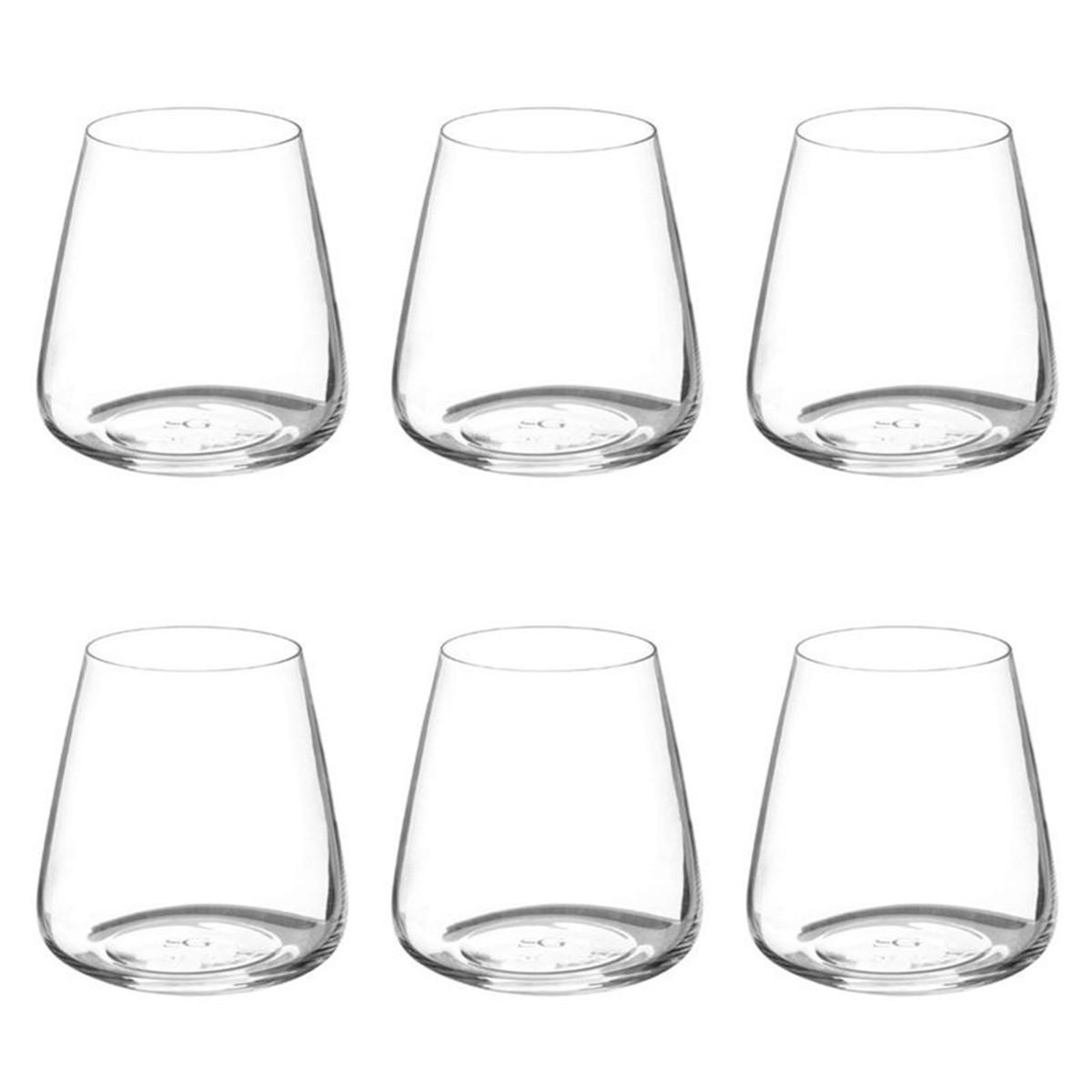 SECRET DE GOURMET Lot de 6 verres à eau  selenga  43cl transparent