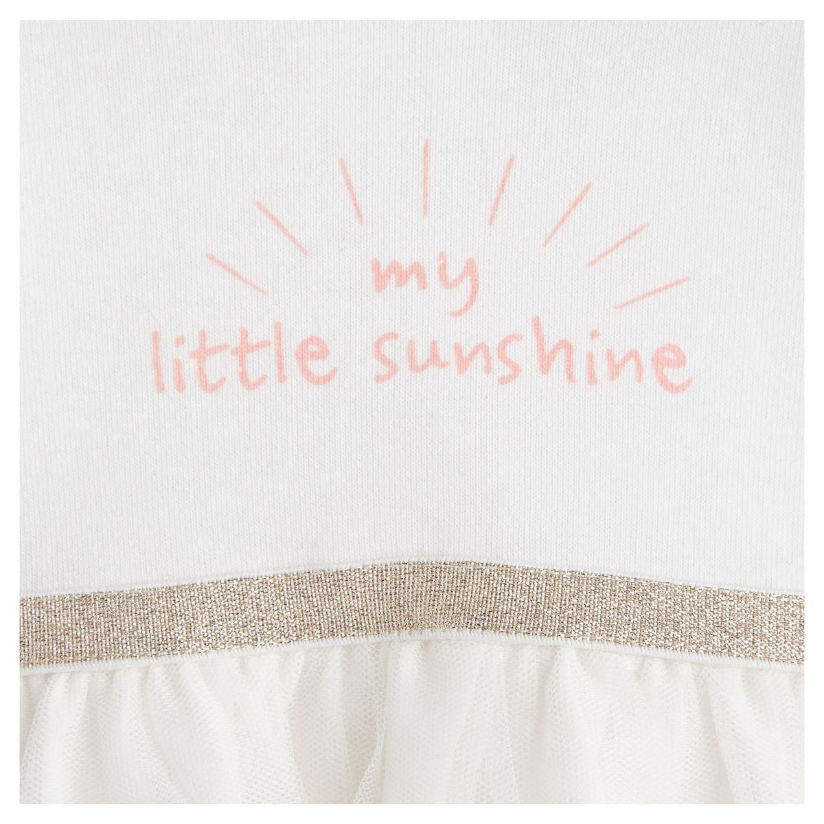 IN EXTENSO Ensemble 3 pièces nouveau né cérémonie bébé fille