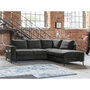 Voir la diapositive 1 : BEST MOBILIER Lilly - canapé d'angle droit - 5 places - convertible - en velours