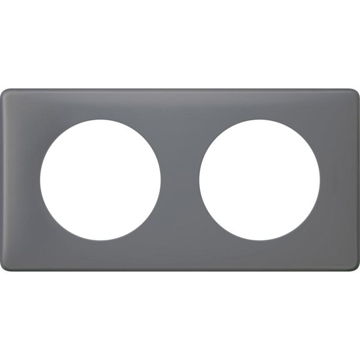 Legrand Celiane plaque 2 poste schiste