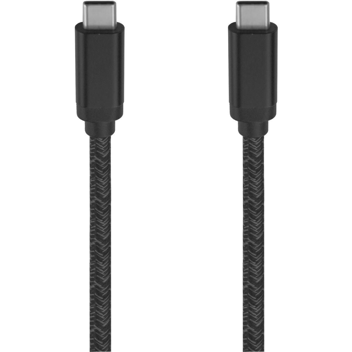 ADEQWAT Câble USB C vers USB-C 3M Noir