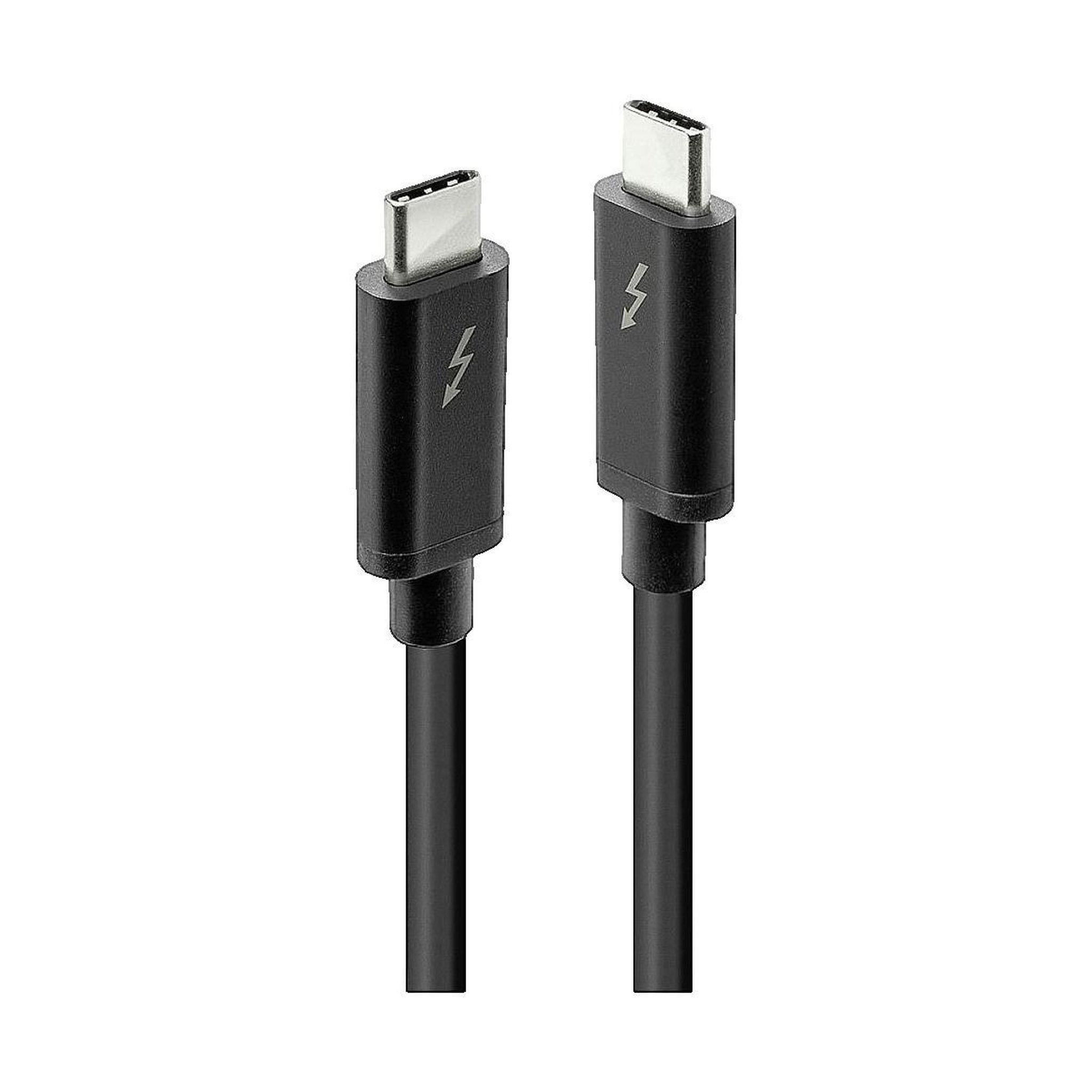 MCL SAMAR MICRO CABLE Câble Thunderbolt Micro-Connect 4002888415576 - USB-C (M) à USB-C (M) - 2 m - noir