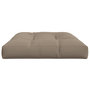 Voir la diapositive 5 : VIDAXL Coussin de palette taupe 120x80x12 cm tissu