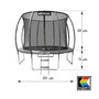 Voir la diapositive 3 : Kettler Trampoline Outdoor Jump 305 cm