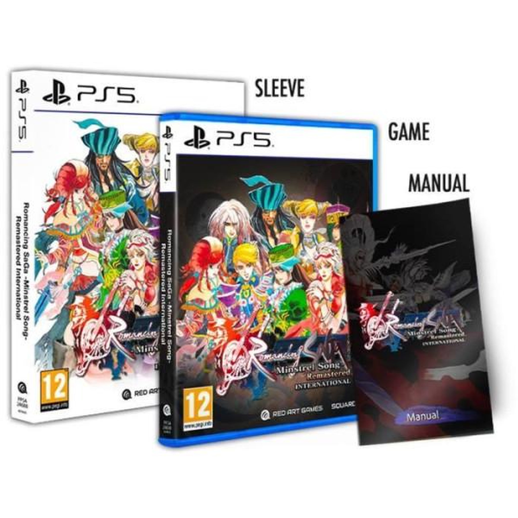 Voir la diapositive 2 : JUST FOR GAMES Romancing SaGa Minstrel Song Remastered International PS5