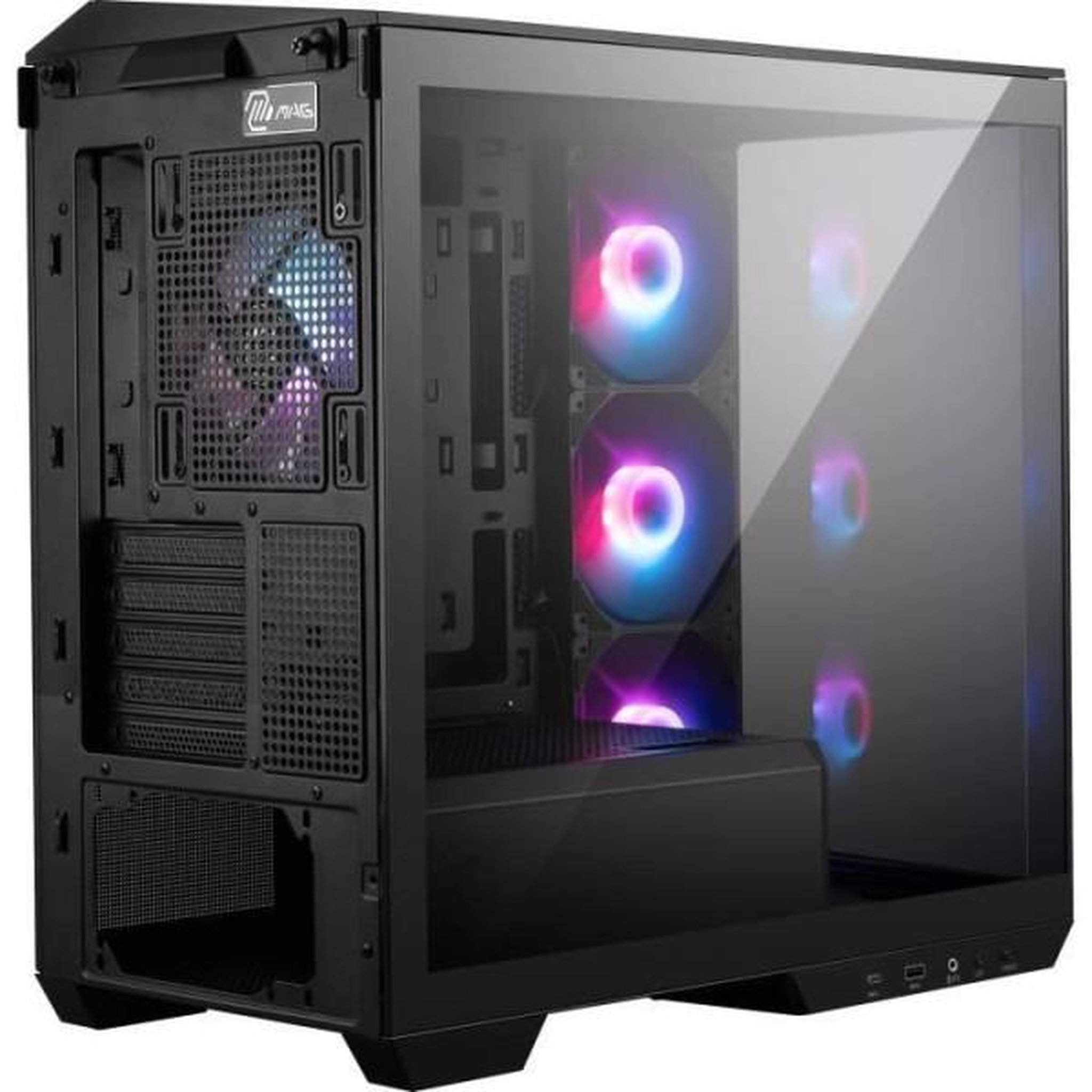 Voir la diapositive 4 : MSI Boîtier pc - msi - mag pano m100r pz - noir