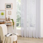 ATMOSPHERA Rideau Voilage  Etamine  140x260cm Gris