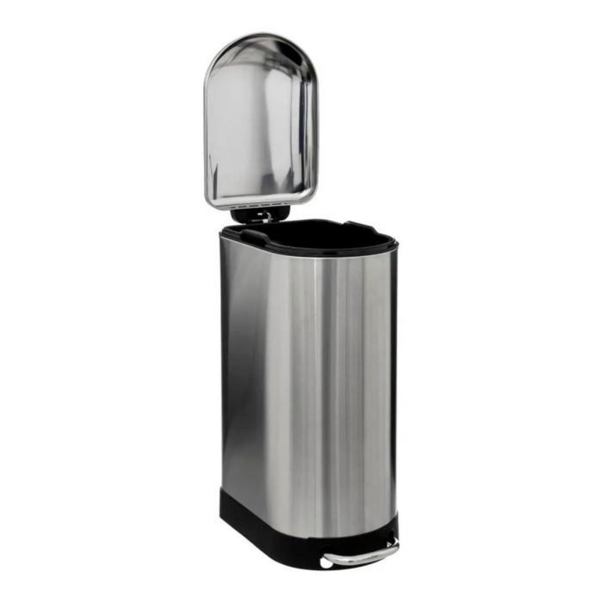 FIVE Poubelle de Cuisine Fine en Inox  Ariane  30L Argent