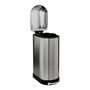 Voir la diapositive 2 : FIVE Poubelle de Cuisine Fine en Inox  Ariane  30L Argent