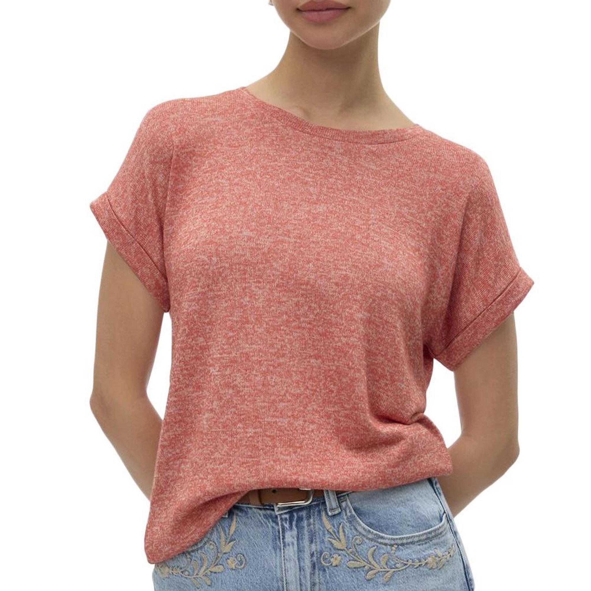 Voir la diapositive 1 : Vero Moda T-Shirt Rouge Femme Vero Moda Brianna 10291353