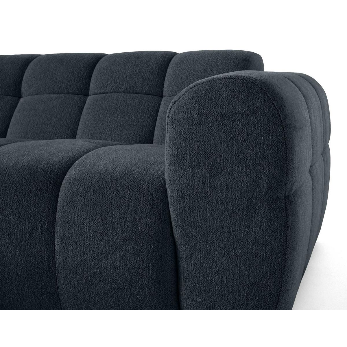 LISA DESIGN Ray - canapé d'angle gauche - 4 places - en tissu texturé