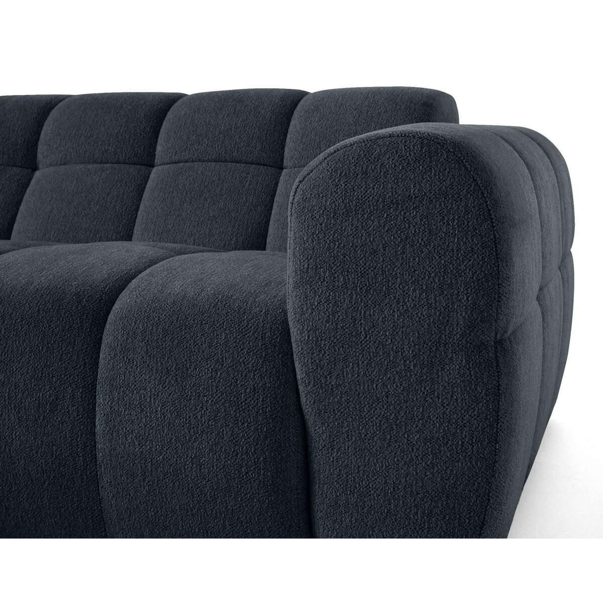 LISA DESIGN Ray - canapé d'angle gauche - 4 places - en tissu texturé