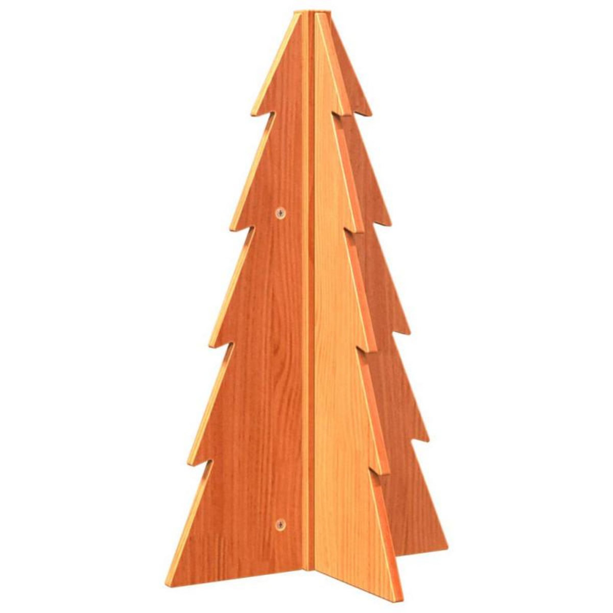 VIDAXL Arbre de Noël en bois pour décoration 69,5cm bois de pin massif