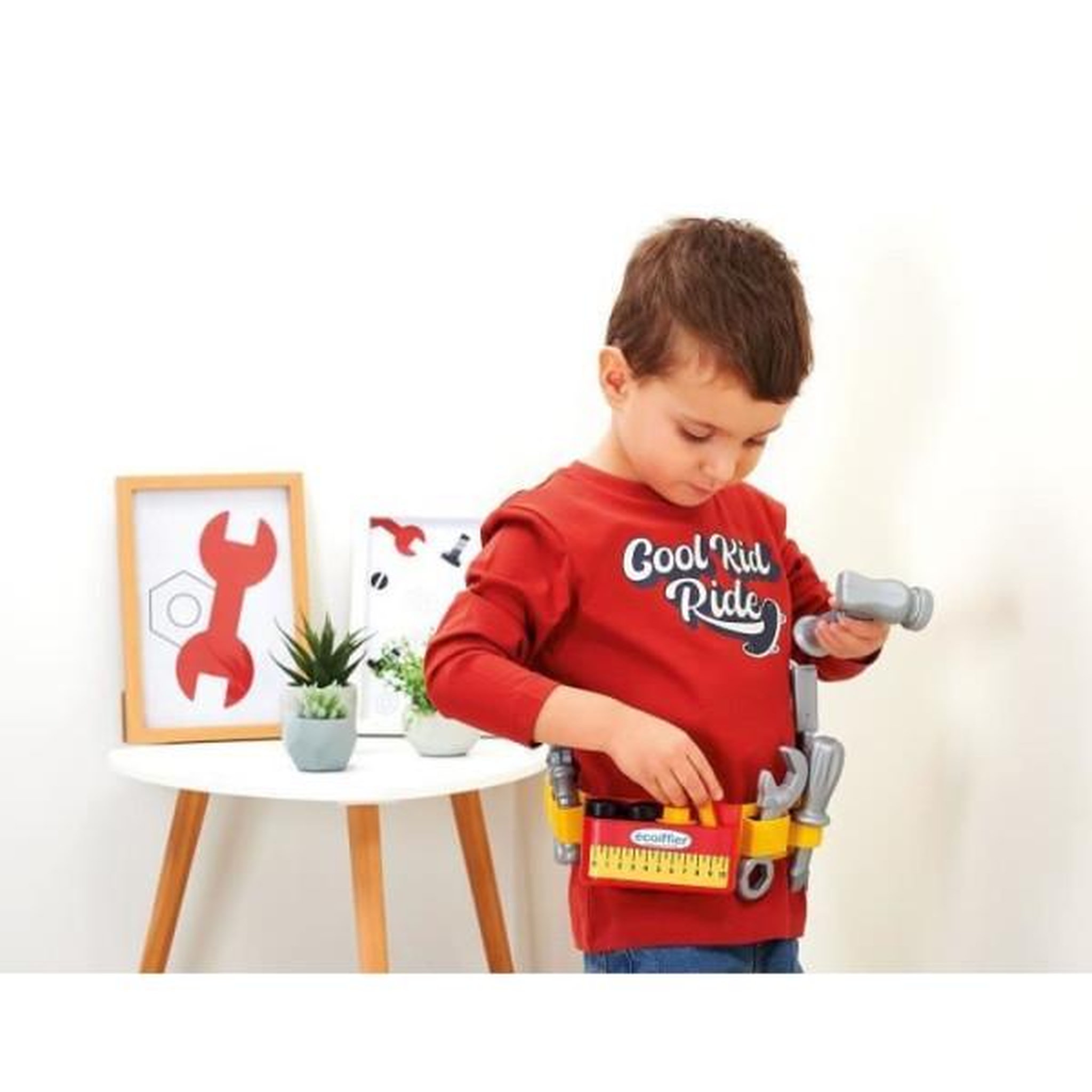 Voir la diapositive 3 : Ecoiffier Malette ceinture a outils - ECOIFFIER - 2418 - La ceinture du bricoleur