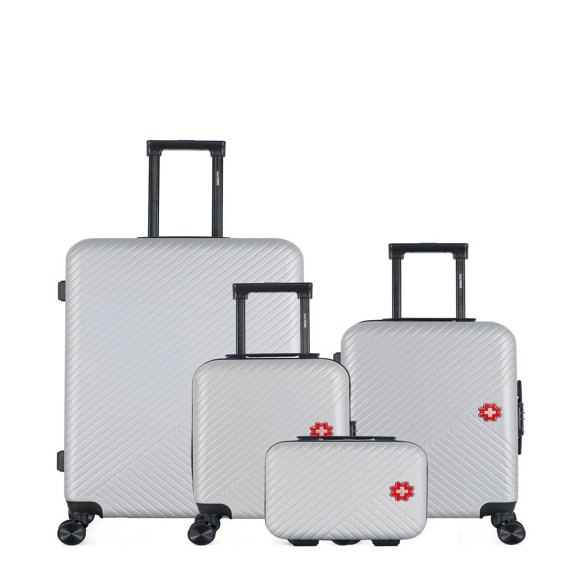 SWISS KOPPER SWISS KOPPER - LOT DE 4 - Valises grand format, cabine, cabine XXS et vanity SPIEZ