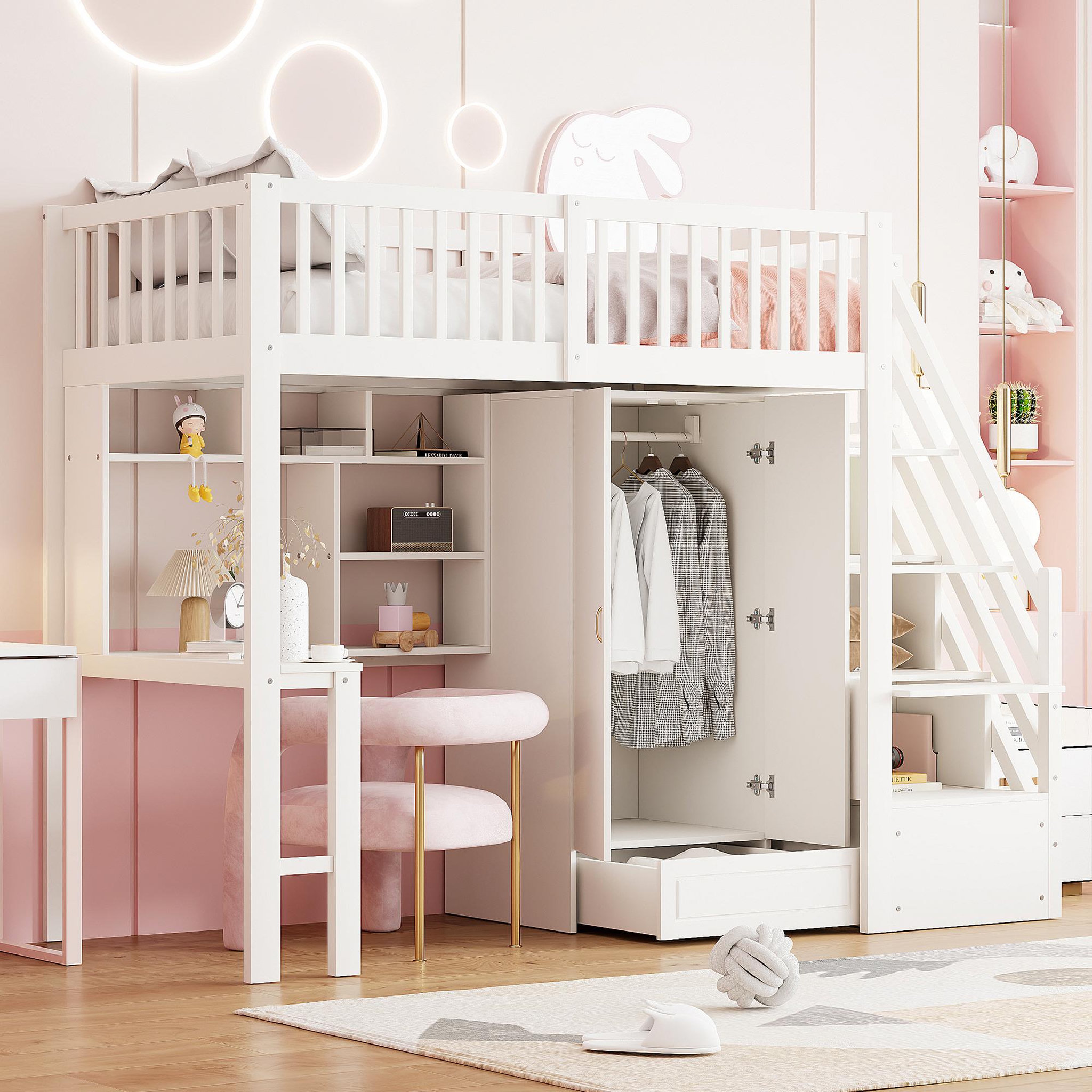 Voir la diapositive 5 : MERAX Lit mezzanine enfant