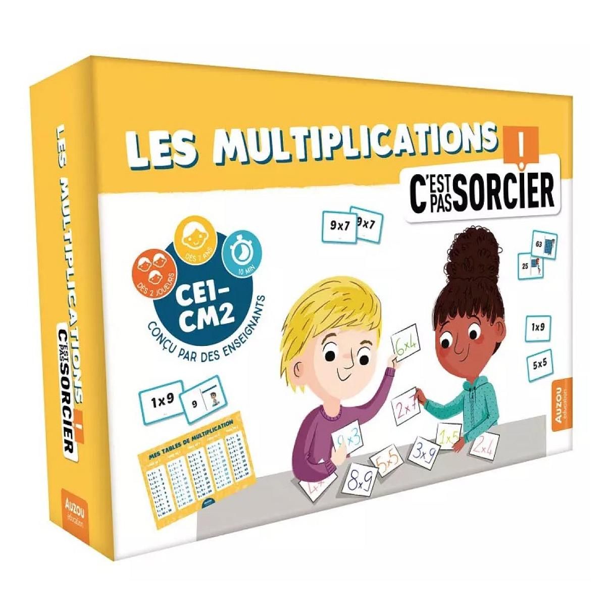 Editions Auzou C'est pas sorcier - Les multiplications