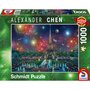 Schmidt Puzzle 1000 pièces : Feu d'artifice sur la Tour Eiffel