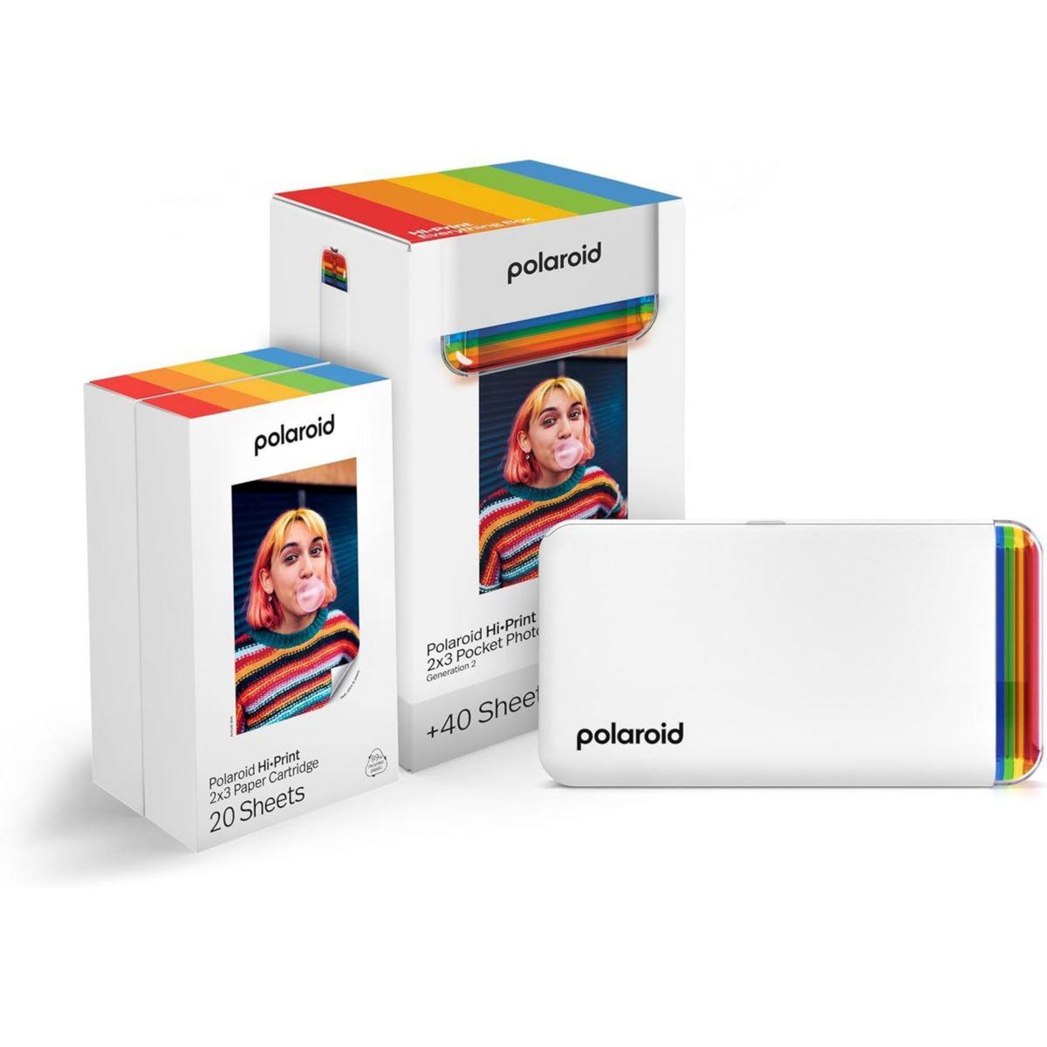 POLAROID Imprimante photo portable Everything Box Hi print 2x3 Gen 2 Blanc