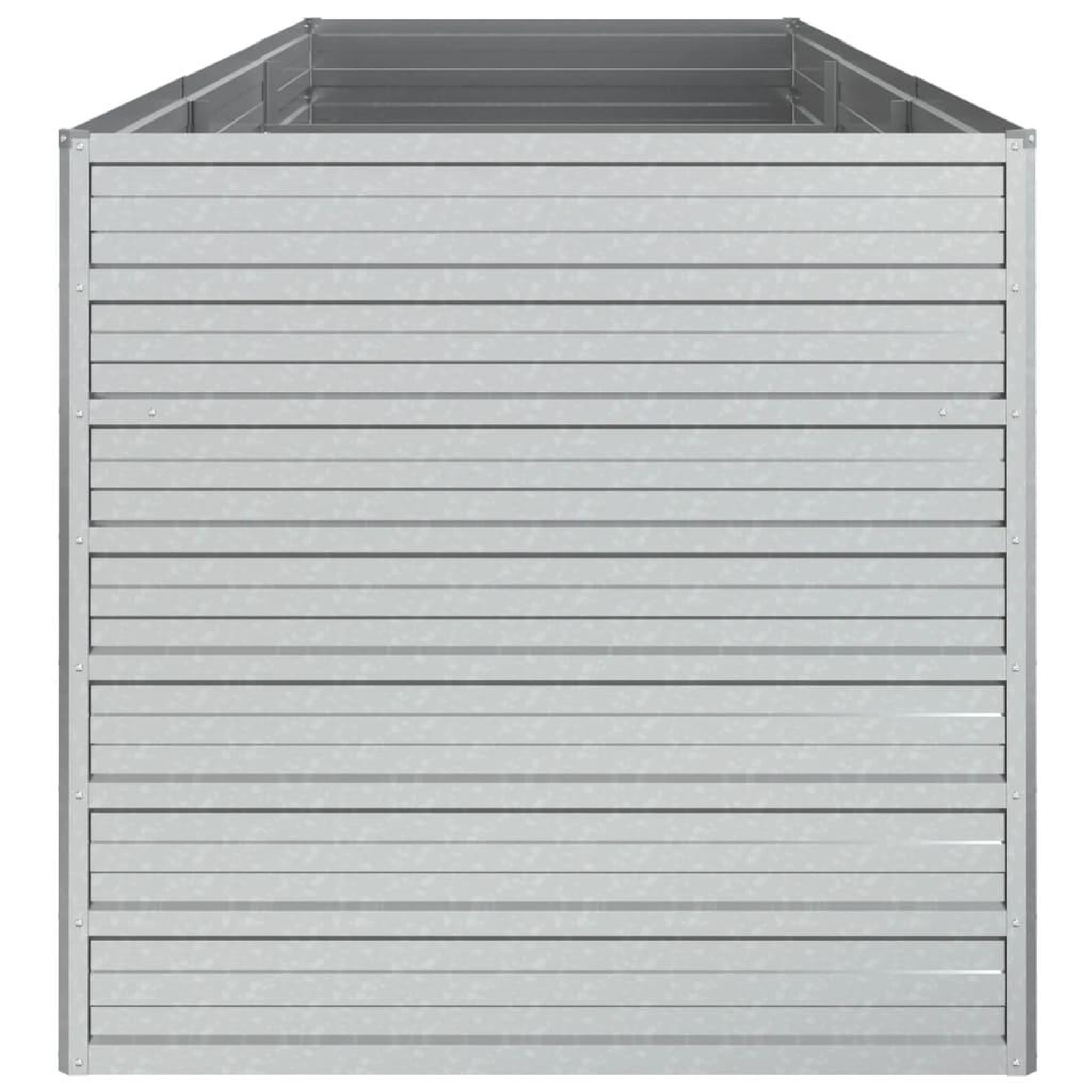 Voir la diapositive 5 : VIDAXL Lit sureleve de jardin 240x80x77 cm Acier galvanise Argente