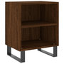 Voir la diapositive 2 : VIDAXL Table de chevet chene marron 40x30x50 cm bois d'ingenierie