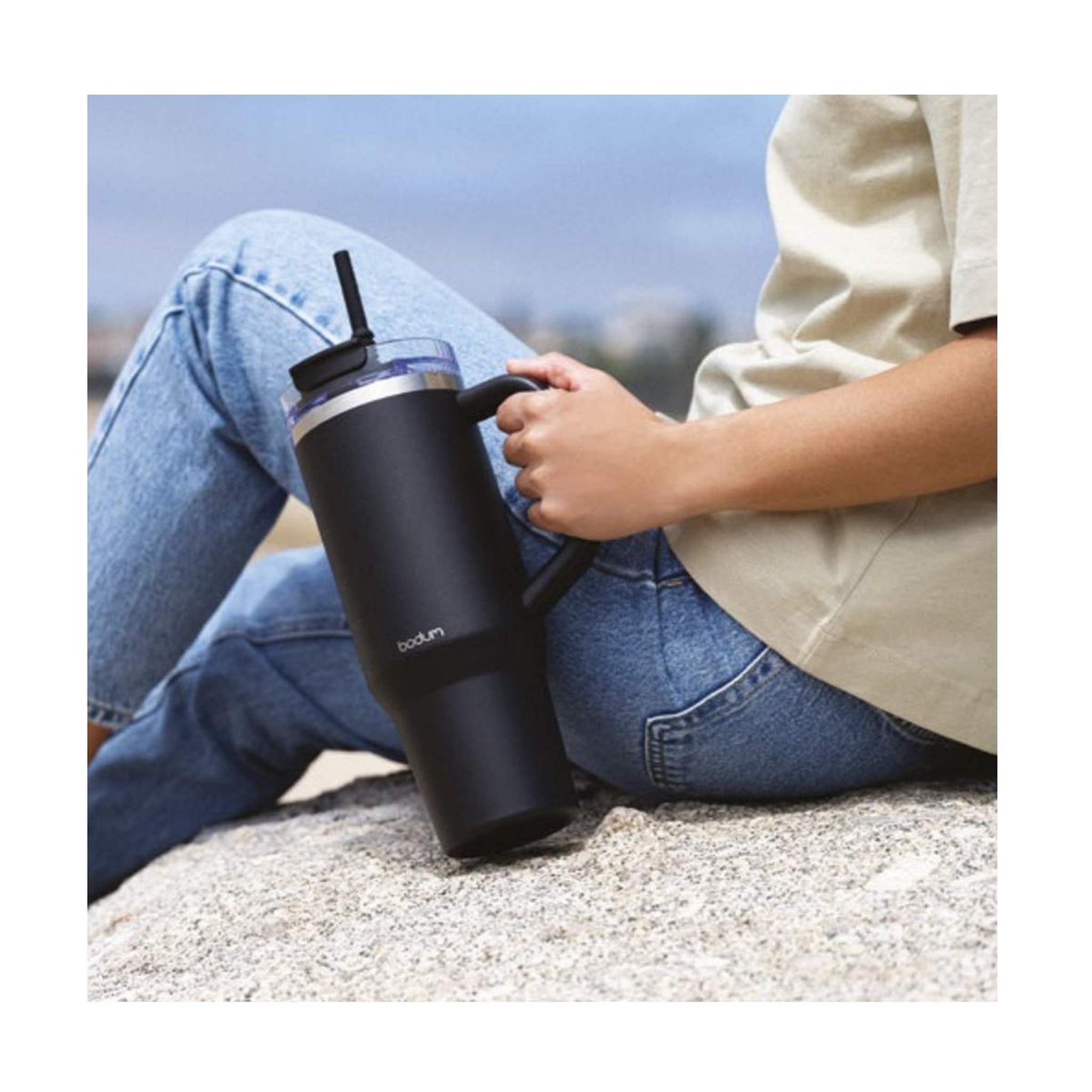 Voir la diapositive 2 : Bodum Mug de voyage 1.2l noir - 12556-01ps-10
