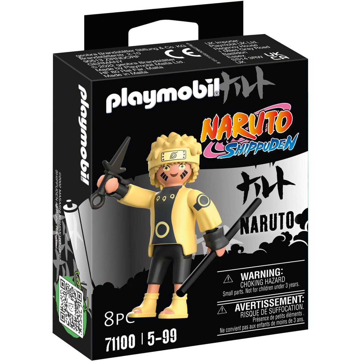 PLAYMOBIL 71100 Naruto Rikudo Mode Ermite