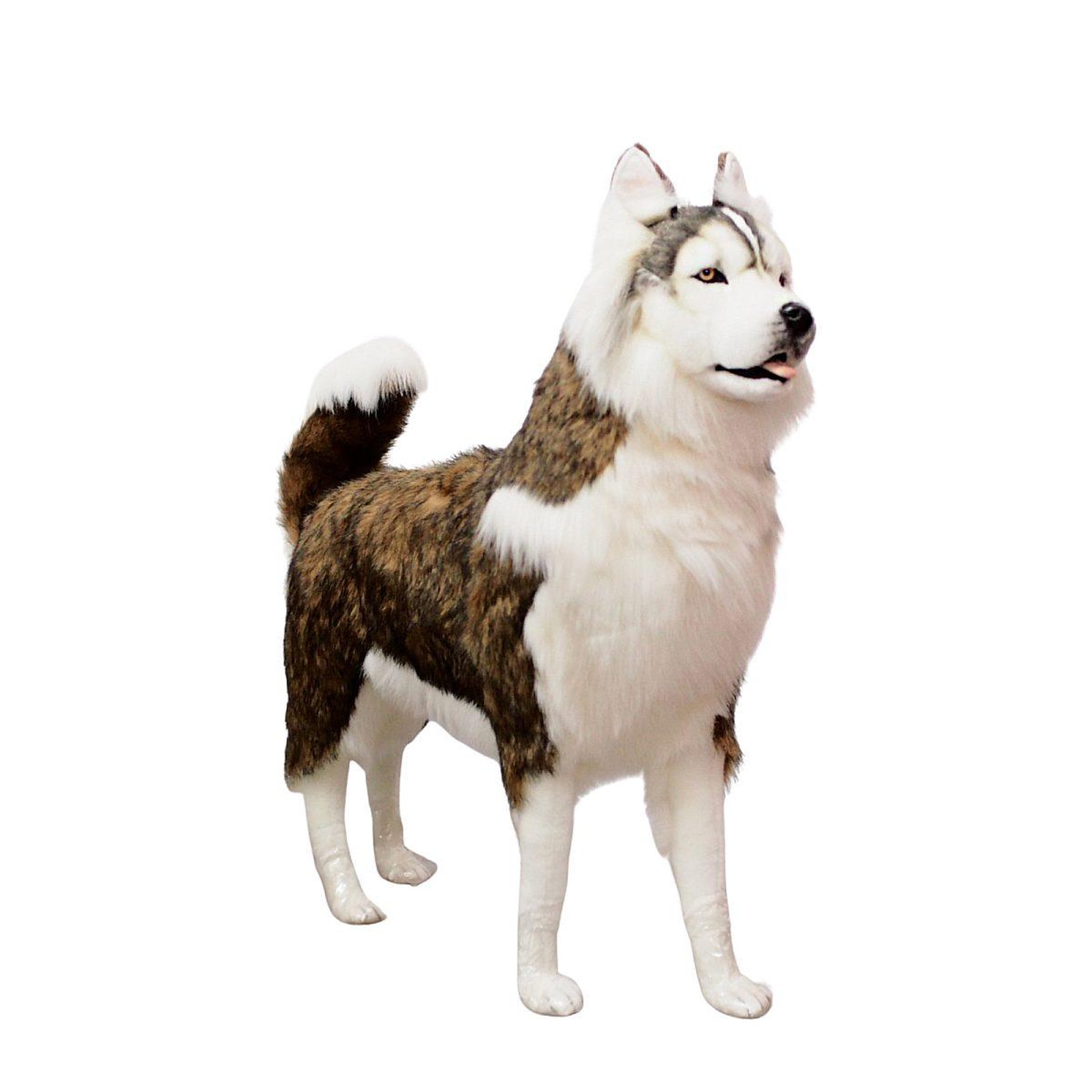 Voir la diapositive 1 : Hansa Hansa peluche geante husky beige 115cm